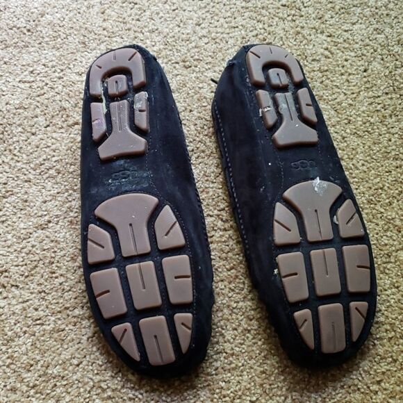 UGG Australia Roni Black Women Suede Moccasin Slipper Shoes Size 7.5 - Picture 3 of 7